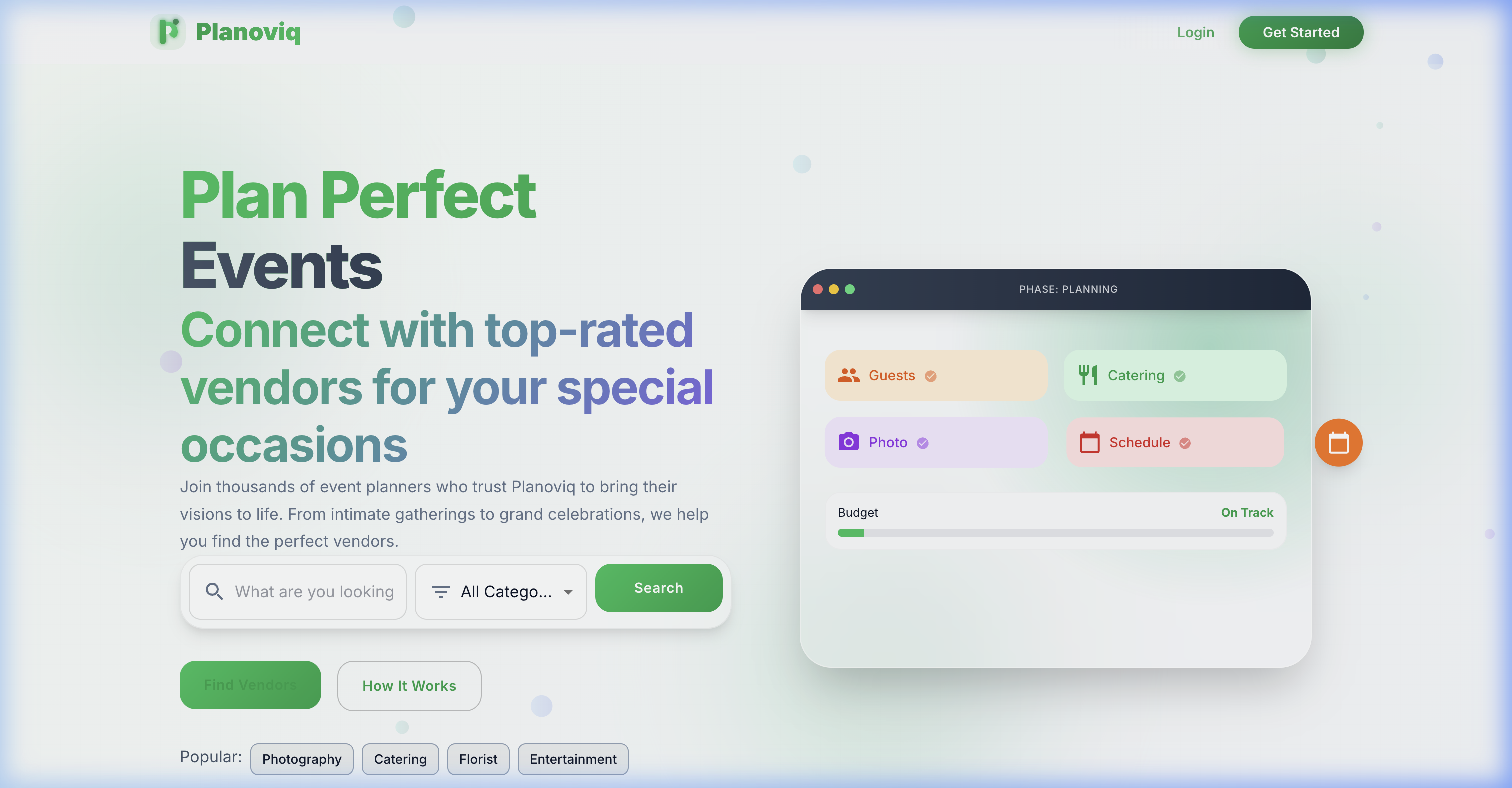 Planoviq - Event and Wedding Planning Platform